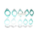 SEADOO 951 1998 50MM MIKUNI GREEN METAL CORE CARB BASE GASKETS 1 PACK OF 10 6740