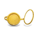 1995 POLARIS SL 750 YELLOW FRONT FIRE EXTINGUISHER STORAGE CAP LID ASSEMBLY