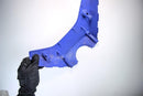 Kawasaki 650TS 650 TS Steering Handle Cover Fr Rr Blue With Plugs 14024-3776-TR - photo 5