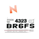 4 Plugs of NGK Standard Series Spark Plugs BR6FS-4323 Tune Up Kit