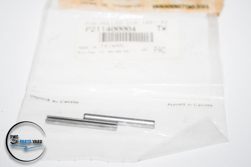 Seadoo Brand New Pack of 2 Roll Pins 21140004, 1996-2012