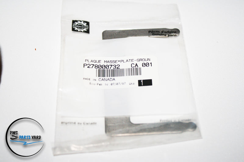 Sea-Doo New OEM Ground Plate, Sportster Challenger XP LRV GTI GS, 278000732