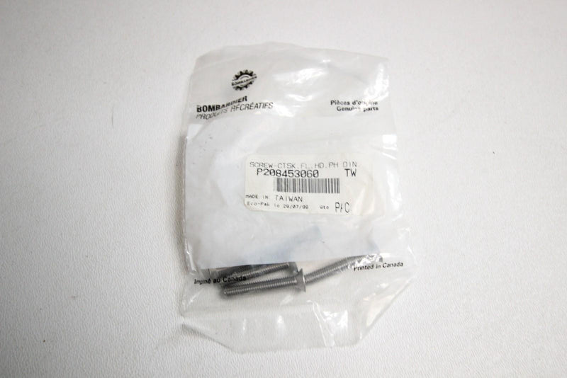 SeaDoo New OEM Countersunk Phillips Screw M5 X 30 208453060
