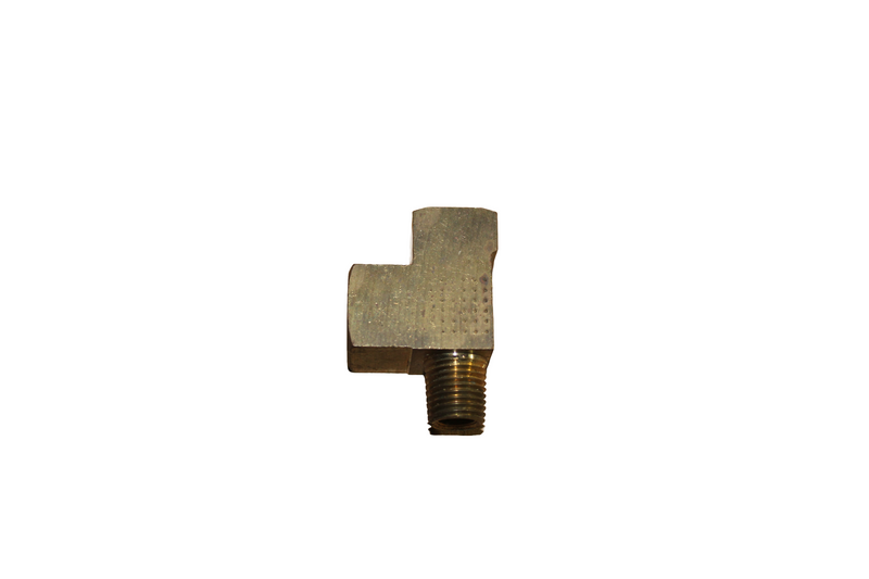 Sea Doo Solid Brass Tee (street) 1/4 Inch NPT Male Two 1/4 Female NPT