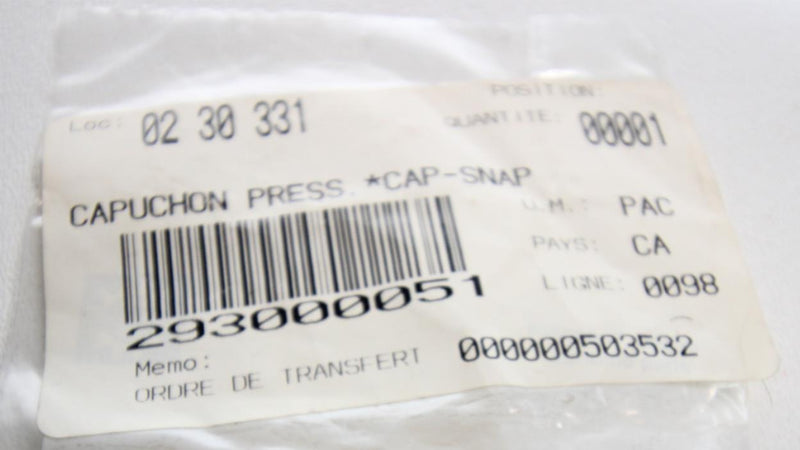 1996 Sea-Doo GSX, 5620 Seadoo NEW OEM Yellow Oil Cap Snap 293000051