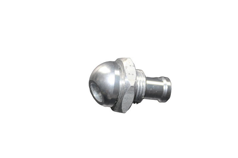 OEM RIVA Water Bypass Fitting 45-degree x Half inch barb Silver