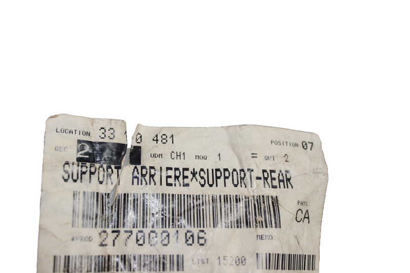 Sea Doo Black Rear Steering Support 1995 XP5857 277000106