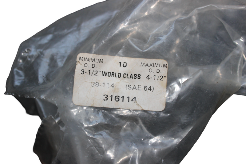 AWAB Stainless Steel Hose Clamp SAE Size 64 Minimum O.D 3-1/2 Maximum O.D4-1/2"