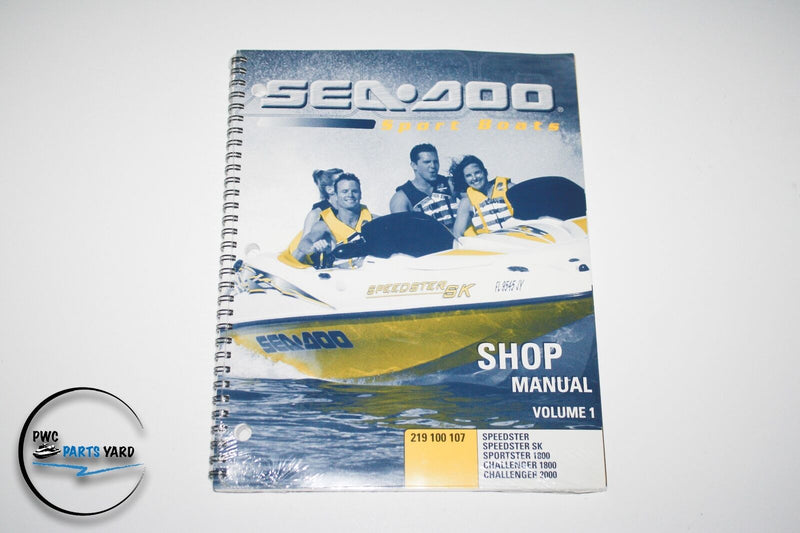 Sea-Doo Jet Boat Speedster Sportster Challenger Service Repair Shop Manual
