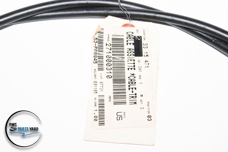 SeaDoo XP XPI 1994-SPX SPI 1995 Trim Cable NEW 271000310