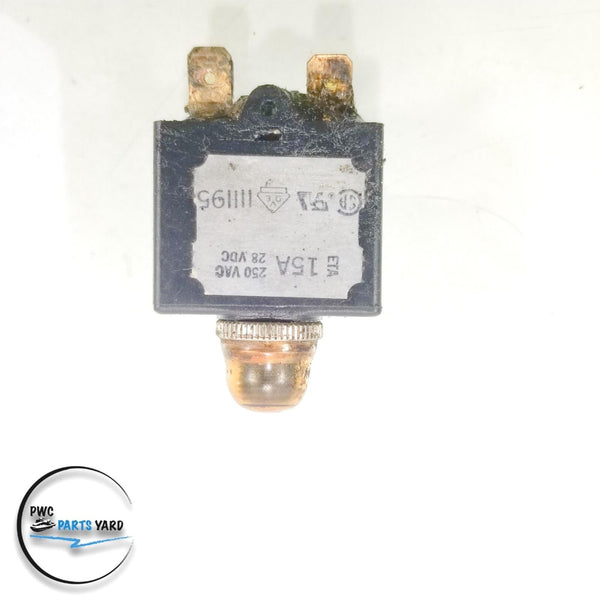 Polaris OEM WATERCRAFT CIRCUIT BREAKER 1992-2004 SL SLH SLT VIRAGE SLTX 15A