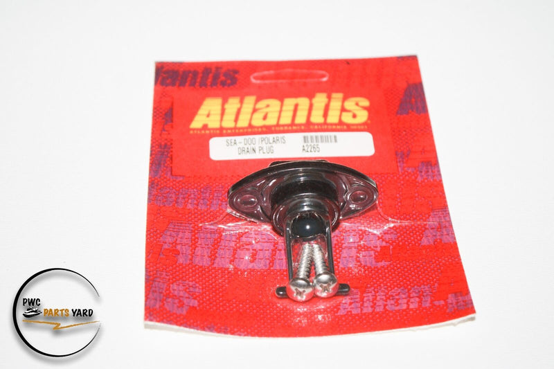 Atlantis Black Drain plug Seadoo and Polaris A2265 A-2265