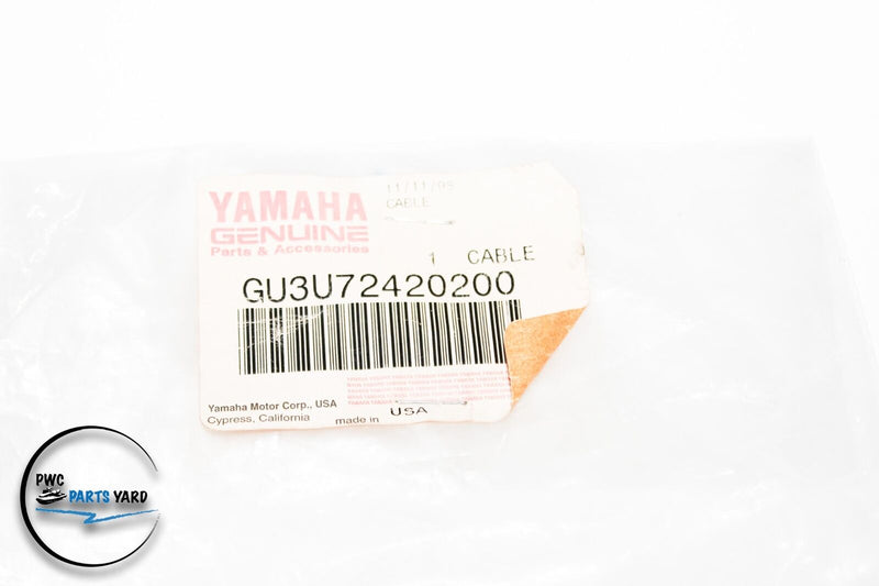 Yamaha GU3-U7242-02-00 Cable, Choke GU3U72420200 New!!