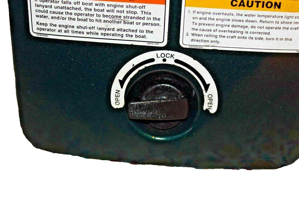 Kawasaki Storage Compartment Glove Box Door Lid Cover (Green) 1998 STX