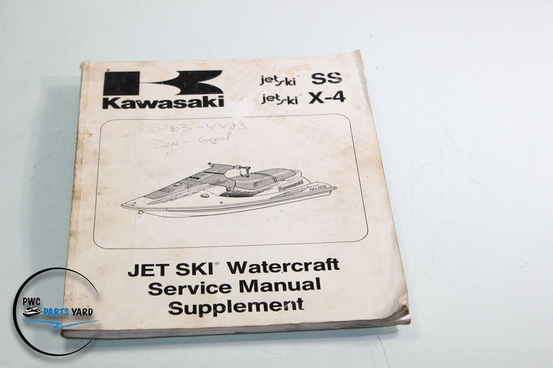 Kawasaki Jet ski Watercraft Service Manual Supplement 99924-1155-51