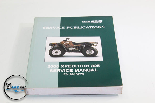 OEM POLARIS 2000 XPEDITION 325 4X4 ATV DEALER SERVICE SHOP PAPERBACK MANUAL