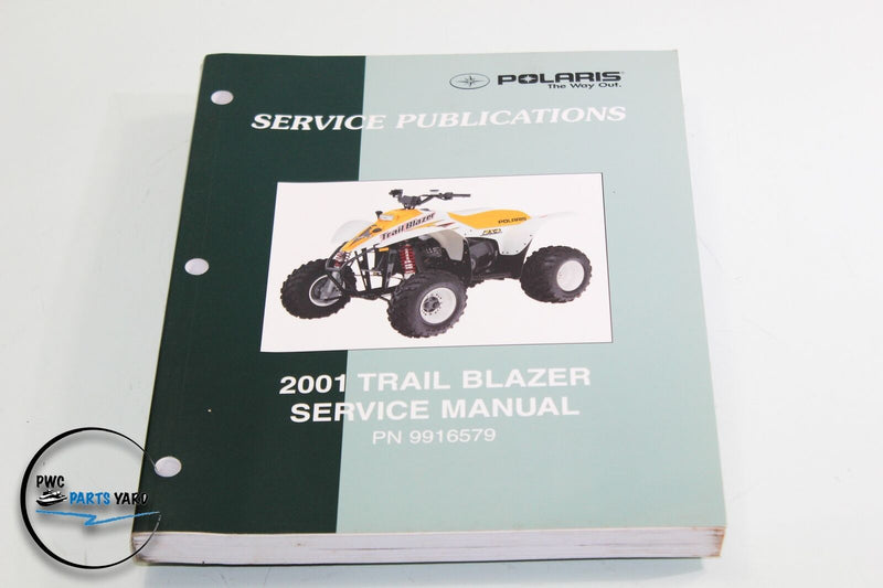 POLARIS 2001 TRAIL BLAZER SERVICE REPAIR MANUAL BOOK PN 9916579