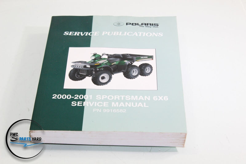 2000-2001 Polaris SPORTSMAN 6x6 HO Dealer Repair SERVICE MANUAL 9916582