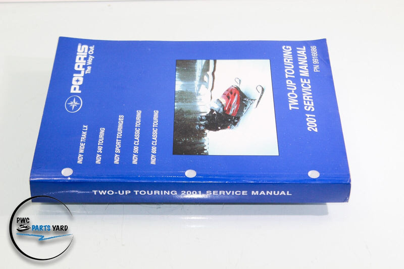 2001 Indy Wide Trak LX 500 Classic OEM Two-Up Touring Service Manual 9916686