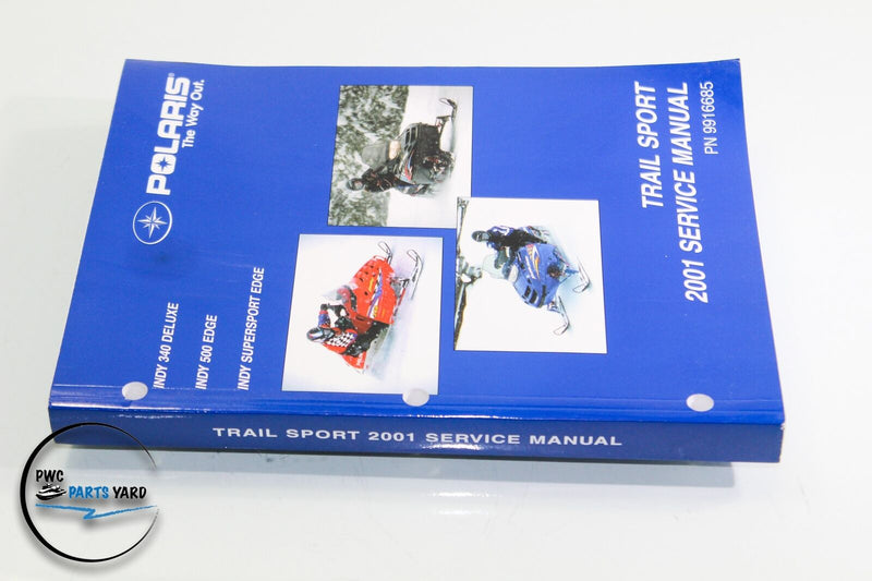 OEM 2001 Polaris Trail Sport Snowmobile Service Manual 9916685
