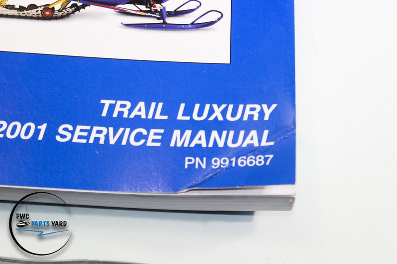 2001 Polaris Trail Luxury Indy Classic Service Repair Shop Manual OEM 9916687