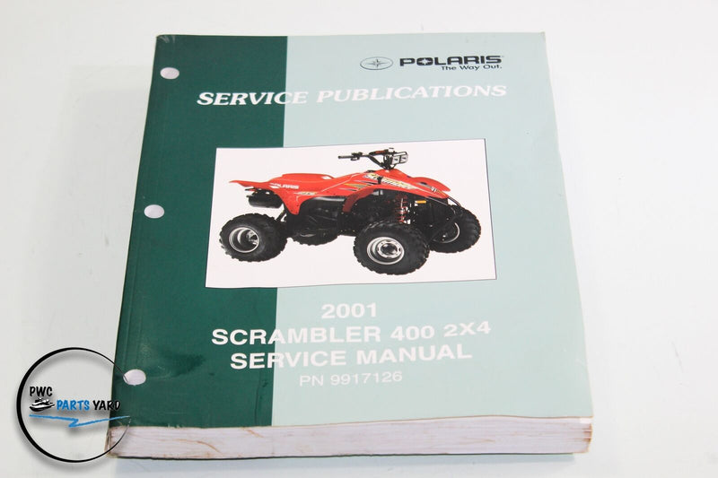OEM Polaris 9917126 Service Manual 01 Scrambler 400 2X4