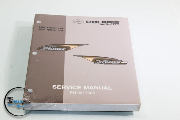 2002 POLARIS Xplorer 400 4x4 ATV QUAD Service Shop Repair Manual OEM 9917203