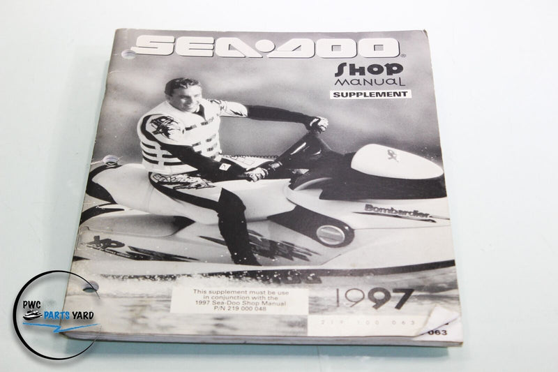 Sea Doo OEM 1998 GSX Limited Shop Supplement Manual 219100063