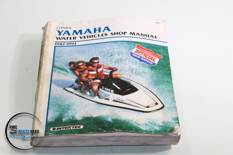 CLYMER YAMAHA WATER VEHICLES SHOP MANUAL 1987 – 1992 (W805) 024185759416