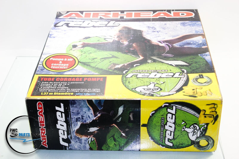Airhead Rebel Inflatable Single Rider Towable Tube Kit 54 in Diameter