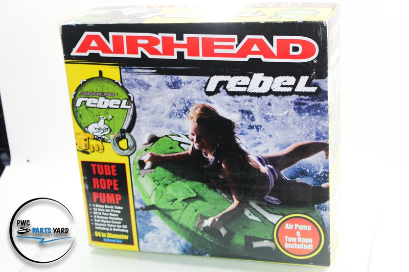 Airhead Rebel Inflatable Single Rider Towable Tube Kit 54 in Diameter