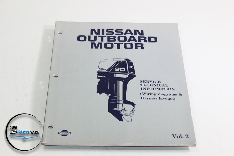 Nissan 90 Outboard Motor Service Technical Information Manual Wiring Diagrams