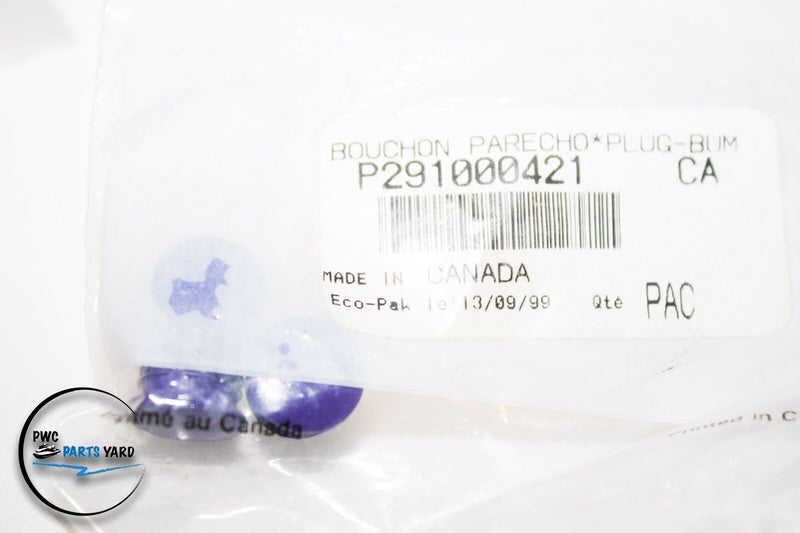NEW Genuine Sea-Doo Purple Violet Bumper Plug, GTX RXP OEM 291000339 291000421