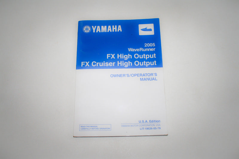 Yamaha Waverunner FX140 High Output Cruiser Owner's / Manual LIT-18626-05-79